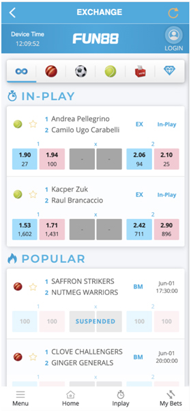 betting exchange