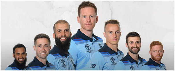 Key English players: Adil Rashid, Chris Woakes, Moeen Ali, Eoin Morgan, and Jonny Bairstow