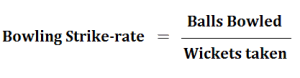 Bowling-Strike-Rate